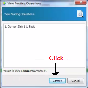 convert dynamic disk to basic disk
