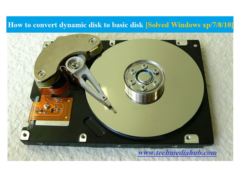convert dynamic disk to basic disk